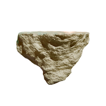Roca triangular png transparente