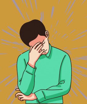 young man thinking