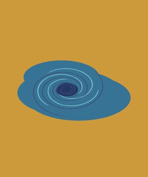vector illustration of a spiral