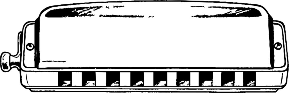 Classic diatonic harmonica for blues and folk music