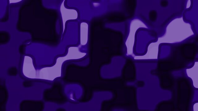 Suitable for backgrounds, textile designs, fashion prints. Purple camouflage pattern with lightdark shades, wavy liquid texture, artistic shapes.
