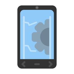 Smartphone Vector Icon © Graphic Nehar