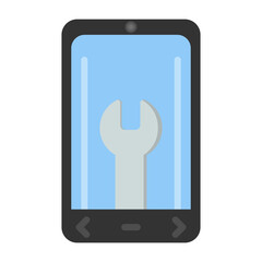 Smartphone Vector Icon © Graphic Nehar