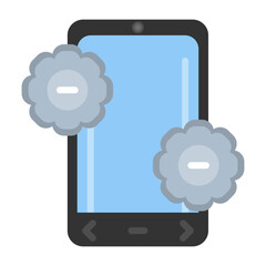 Smartphone Vector Icon © Graphic Nehar