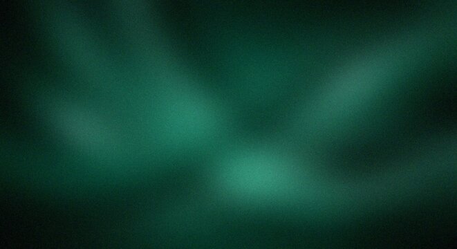 Mysterious glowing green light in dark space grainy  noise texture grunge gradient banner header, abstract poster cover backdrop design