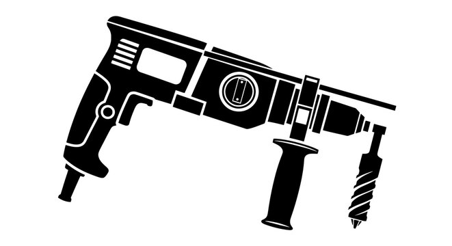 Electric drill machine tool equipment.