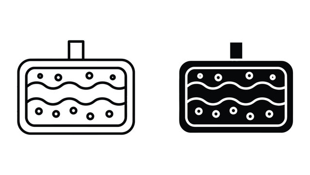 Two different d-sub connectors illustration
