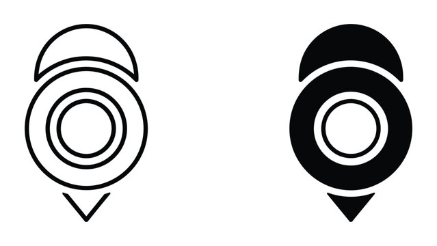 Minimalist up and down arrow icon set