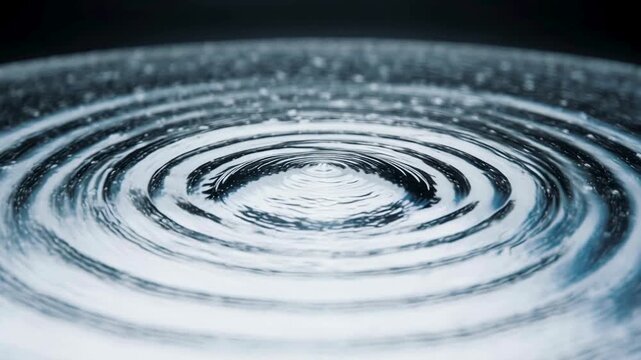 Luxurious Molten Silver Ripples with Symmetrical Reflections in High-End Studio 4K