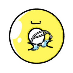 ぷかぷか浮き輪｜水中ゴーグル抱っこ © AKIRA!