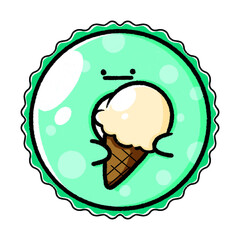 ぷかぷか浮き輪｜アイスクリーム抱っこ © AKIRA!