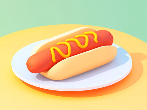 hot dogs on a plate