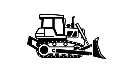 Bulldozer Construction Equipment Machine. © Putra