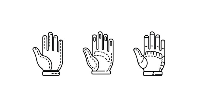 Human hands raised in a halftone dot repeating design
