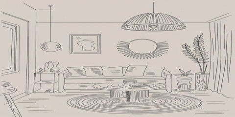 interior of living room © MdShamim