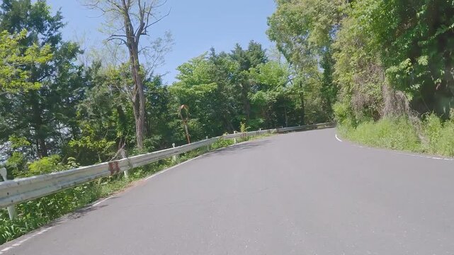 ロードバイク　車載映像