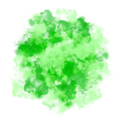 Fototapeta premium Abstract toxic green gas cloud illustration