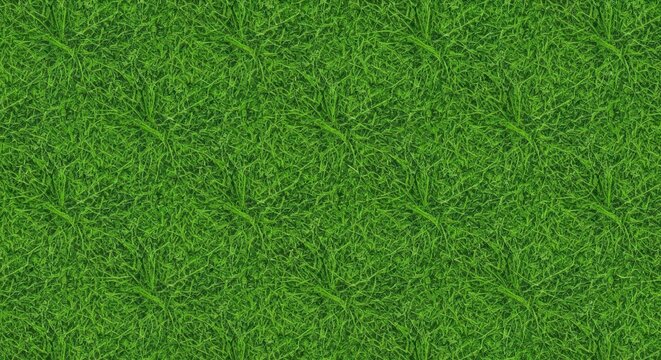 Vibrant green grass texture creates a seamless lush lawn pattern for nature design Wallpaper Background image