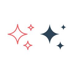 Star icons set vector flat style. © Muhammad