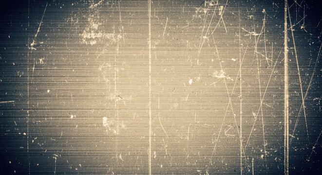 Vintage analog film texture with heavy scratches, dust, and horizontal scan lines Wallpaper Background image