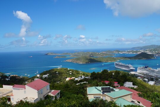 Saint Thomas, U.S. Virgin Islands view from Paradise Point 