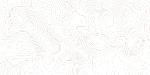Topographic line contour map background, geographic grid map.topography line map. Vintage outdoors style. Vector illustration art. © MDSOHEL