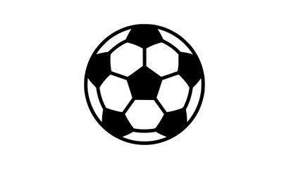 Fototapeta premium Modern abstract ball icon black and white vector design
