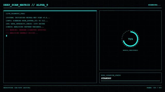 Threat Confirmed Anomaly Detected In Core Data Stream Warning Dialog Box Pop Up Showing System Lockdown Initiated Red Cybersecurity Interface Screen.