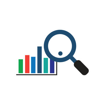 Financial Data Analysis Flat Icon