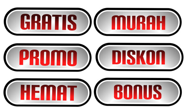 Metallic Promo Button Collection indonesia promo