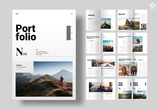 Portfolio Magazine Template