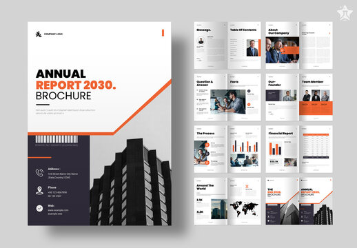 Annual Report Brochure Template