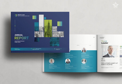 Annual Report Landscape Layout