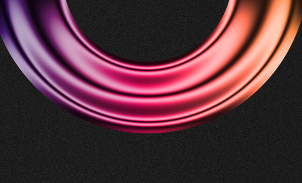 Abstract 3D Blue Chrome Glass Wave Background with Glossy Fluid Liquid Shapes and Metallic Specular Reflections on Dark Grainy Texture
