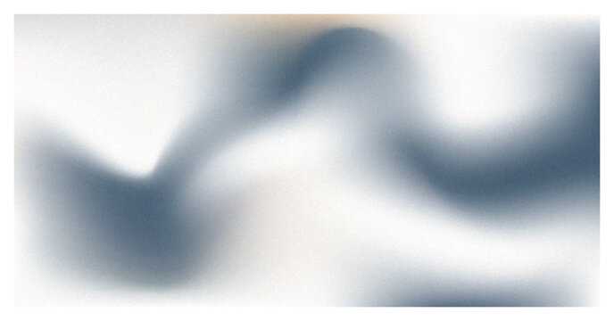 Abstract Grainy Gradient Background with Minimalist White and Soft Slate Blue Waves