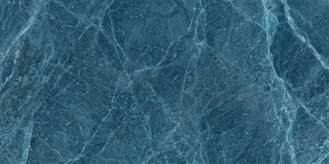 Abstract texture of cracked ice surface in deep blue, showing intricate natural patterns and frozen water details. for Website, Background, Branding, Art etc. © Anik