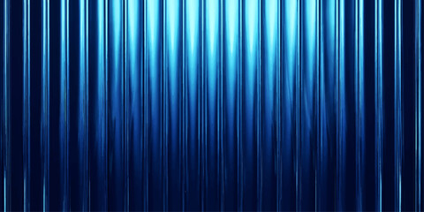 Abstract vertical metallic blue bars create a visually striking and futuristic background, evoking a sense of depth and technological sophistication for web, ui, branding, art, design, background etc. © Midul