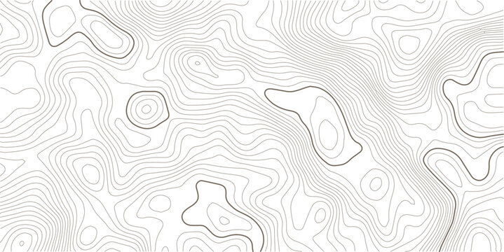 Topographic line contour map background, geographic grid map.Abstract lines background. Contour maps topo contour map on white background, Topographic contour lines.
