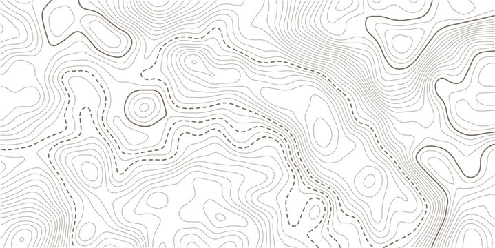Topographic line contour map background, geographic grid map.Abstract lines background. Contour maps topo contour map on white background, Topographic contour lines.
