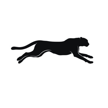Panther Running icon design