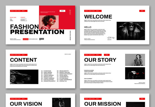 Fashion Presentation Template Design