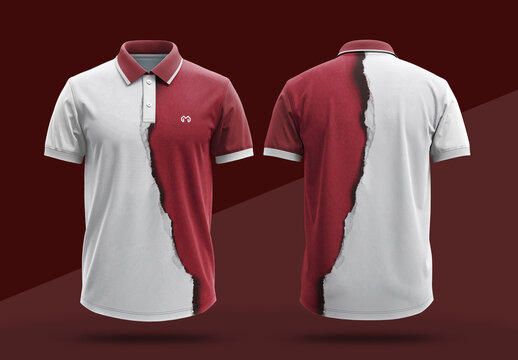 Minimal Polo T Shirt Design