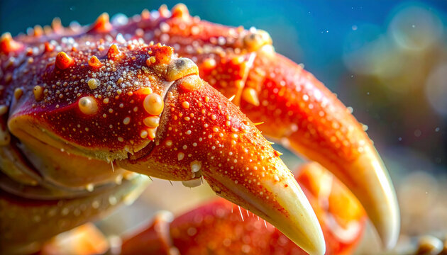 Close up of a crabs claw