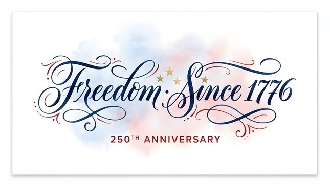 Freedom since 1776 250th anniversary