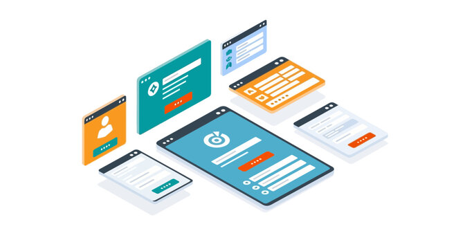 Digital Forms and Login Screens Collection - UI UX Design