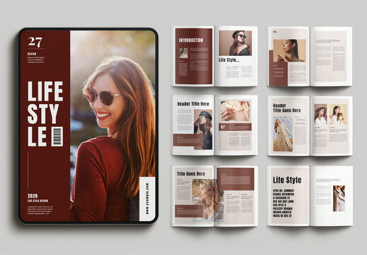 Life Style Magazine Layout
