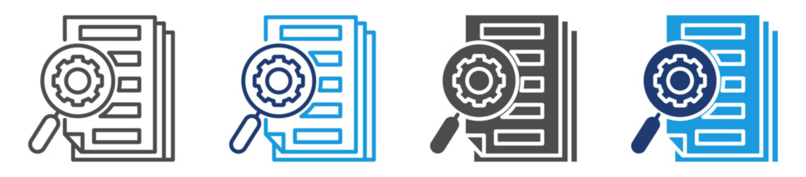 data multi purpose icon set