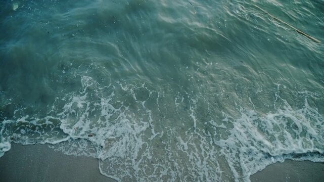 Plastic waste and household garbage floating on the sea surface, ocean pollution concept.,The world's most polluted beach, Plastic marine debris.