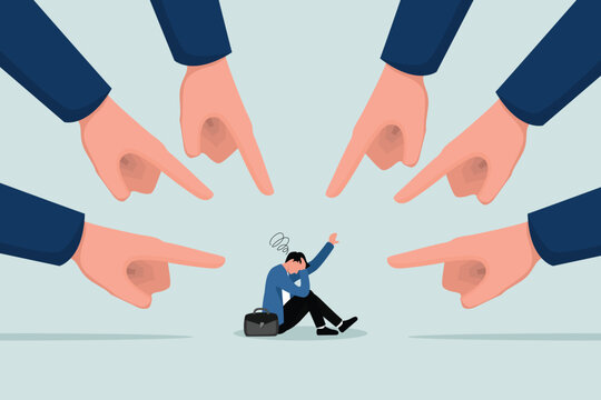 Bad work culture makes employees exhausted and depressed, afraid of failure and responsibility, authoritarian bosses point fingers and blame stressed employees.