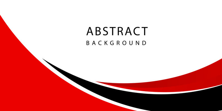 Red and Black Abstract Corporate Background with Swoosh Design